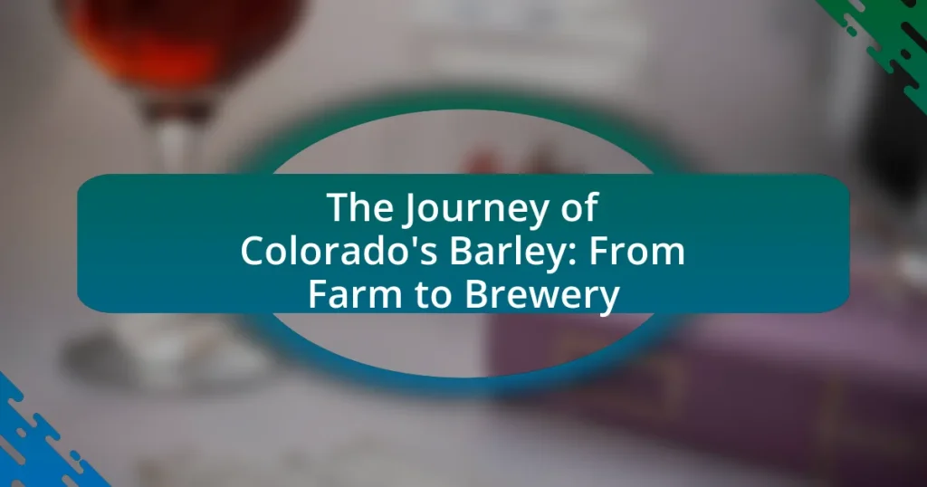 The Journey of Colorado’s Barley: From Farm to Brewery